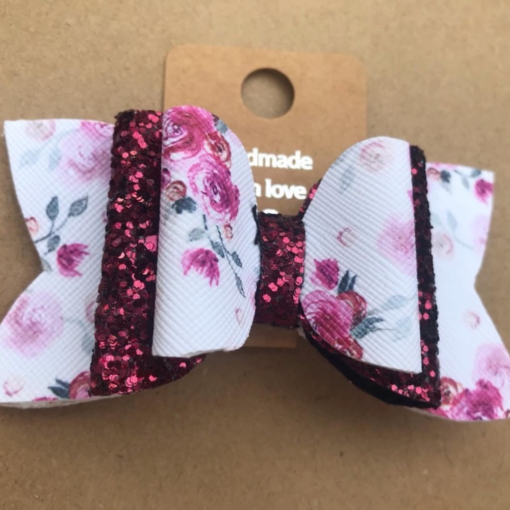 FauxLeather bow